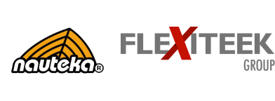 Logo de nauteka y flexitek group
