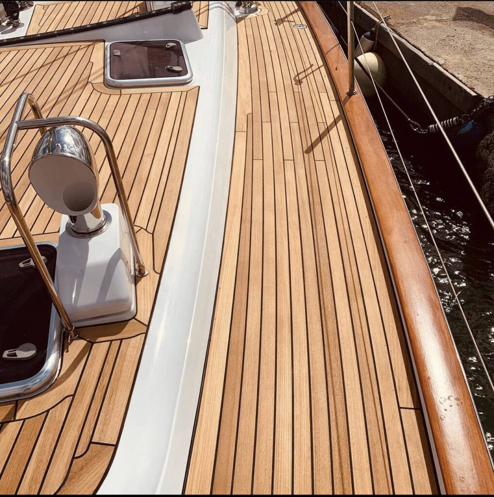 cubiertas de madera para barcos